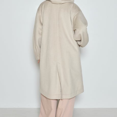 【CHIGNON】[7265-337MK] ｼｬｷﾞｰﾌｰﾃﾞｯﾄﾞｺｰﾄ