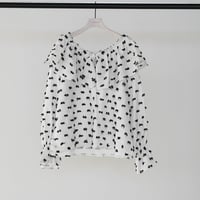 【CHIGNON】[1265-379NH] ｶｯﾄJQﾄﾞﾛｽﾄｶﾗｰBL
