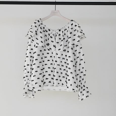 【CHIGNON】[1265-379NH] ｶｯﾄJQﾄﾞﾛｽﾄｶﾗｰBL