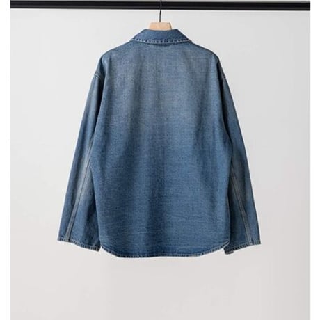 【YENN】[Y264-41139] DENIM ZIP UP JACKET