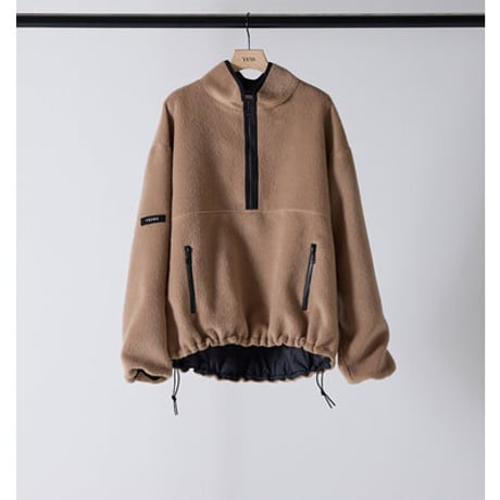 ★追加生産決定商品★【YENN】SHAGGY HALF ZIP JK（納期：10月下旬～11月上旬）[Y254-41126-7]
