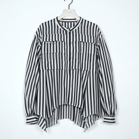 【CHIGNON】[1866-620MK] ｽﾄﾗｲﾌﾟｲﾚﾍﾑSH（ﾌﾞﾗｯｸﾜﾝｶﾗｰ）