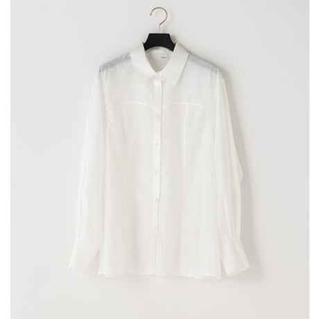 【Mewl】SHEER CURVY SHIRT[M264-18167]