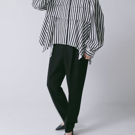 【CHIGNON】[1866-620MK] ｽﾄﾗｲﾌﾟｲﾚﾍﾑSH（ﾌﾞﾗｯｸﾜﾝｶﾗｰ）