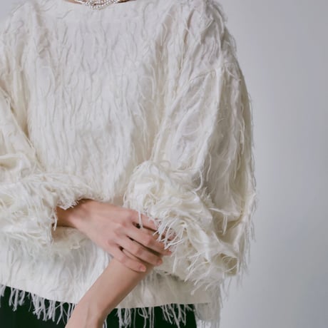 【CHIGNON】[1266-661NH] ｶｯﾄJQﾎﾞﾘｭｰﾑｽﾘｰﾌﾞBL