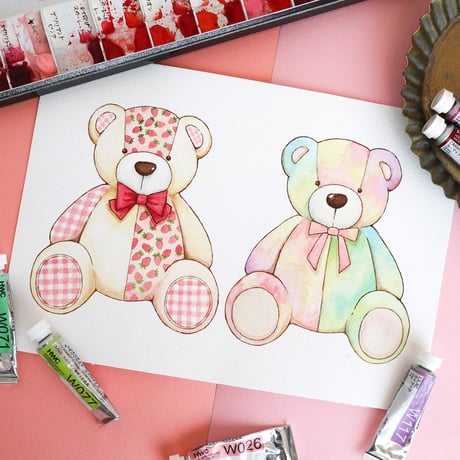 Sweety Teddy Bear☆A4サイズクリアファイル