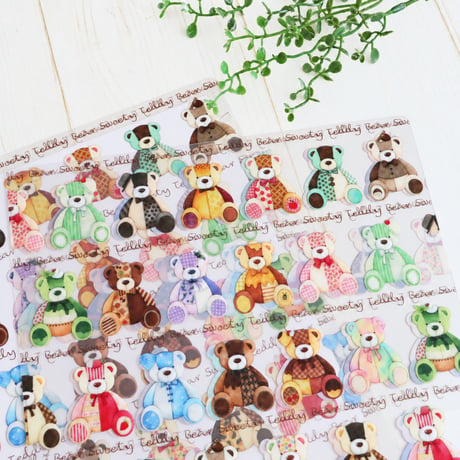 Sweety Teddy Bear☆A4サイズクリアファイル