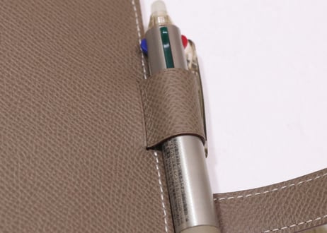 手帳カバー［ほぼ日手帳weeksサイズ］グレージュ/ブラウン系 T891