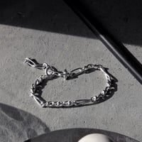 Chrome spike bracelet
