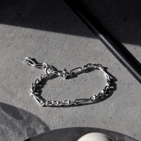 Chrome spike bracelet