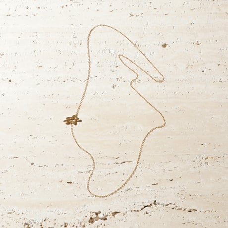 norme heart frame necklace / SV925＋Gold Plated