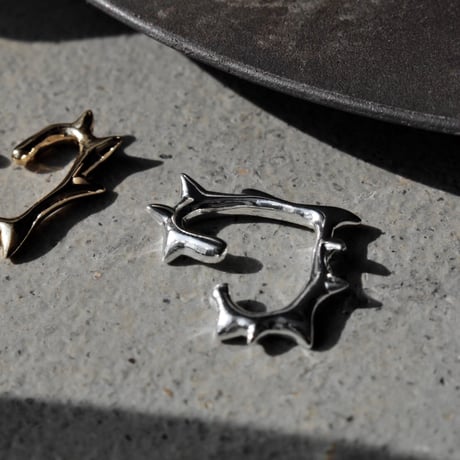 Raw edge heart cuff