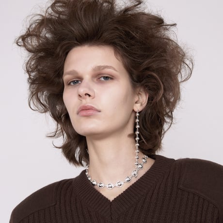 Chrome dead stock necklace
