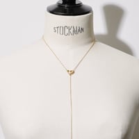 norme heart frame necklace / SV925＋Gold Plated