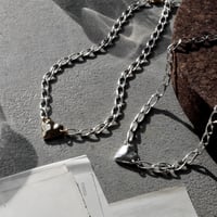 Single heart necklace