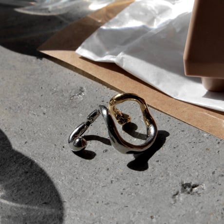 Frequency cuff pinky ring (mix color)