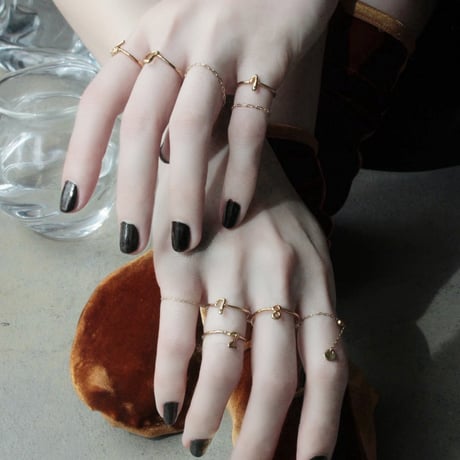 norme numbering ring / SV925＋Gold Plated