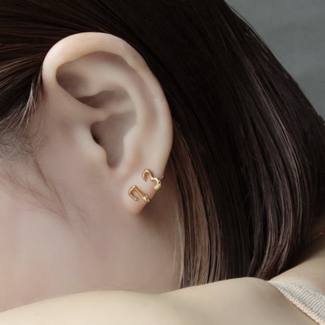 norme numbering pierce (1P) / SV925＋Gold Plated