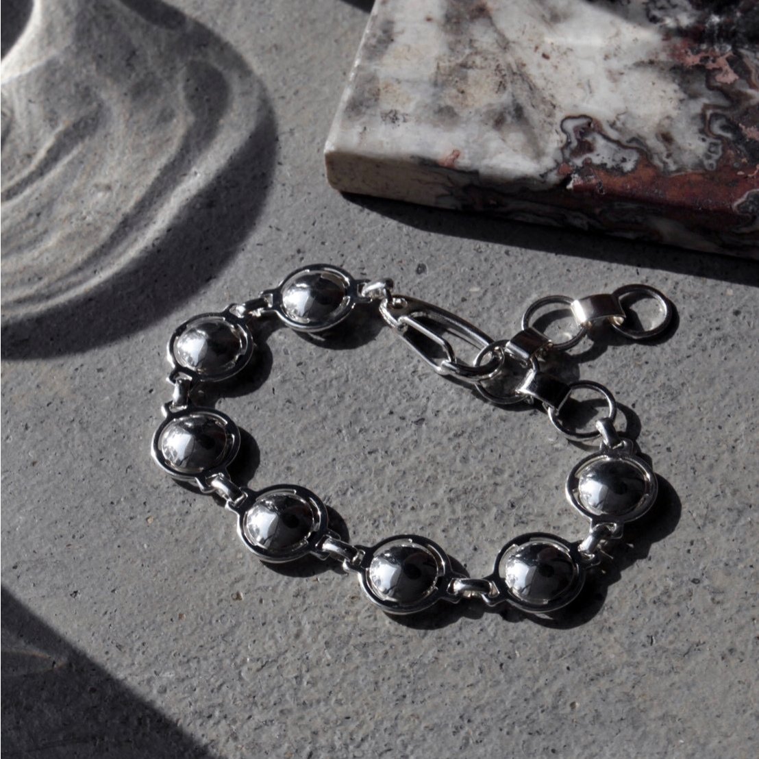 Chrome dead stock bracelet ＜Limited＞ | Soierie
