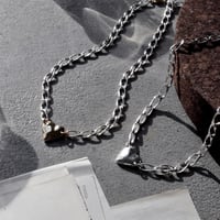 Single heart necklace