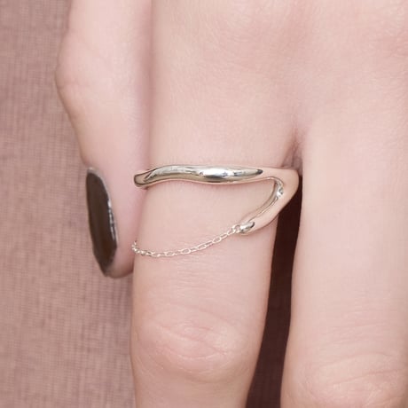 norme frame earcuff ring / SV925
