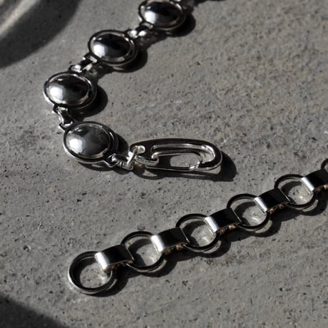 Chrome dead stock necklace