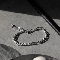Chrome spike bracelet