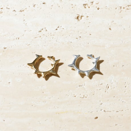Raw edge earcuff