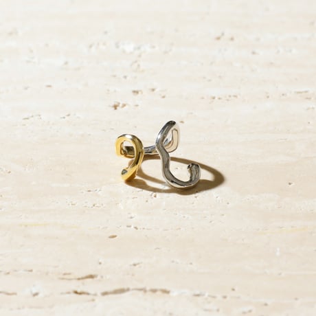 Frequency cuff pinky ring (mix color)