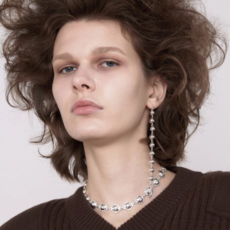 Chrome dead stock necklace
