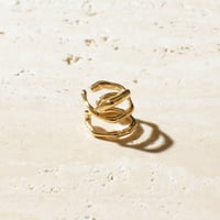 norme cross frame cuff / SV925＋Gold Plated