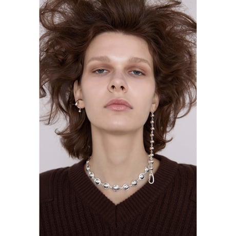 Chrome dead stock necklace