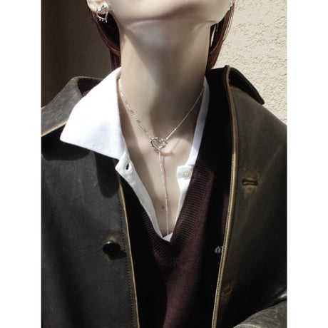 Raw edge heart pierce