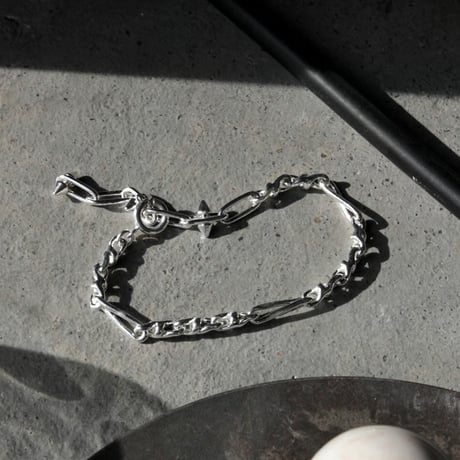 Chrome spike bracelet