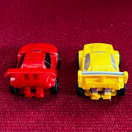 【当時モノ/ 稀少種】2012年 タカラトミー公式 ビークール "初期型バンブルビー＆ミラージュ" 2体セット［トランスフォーマー/ミニカー］