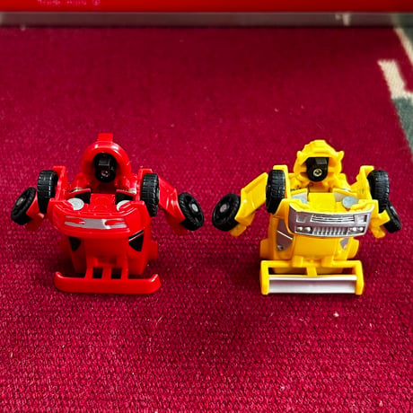 【当時モノ/ 稀少種】2012年 タカラトミー公式 ビークール "初期型バンブルビー＆ミラージュ" 2体セット［トランスフォーマー/ミニカー］