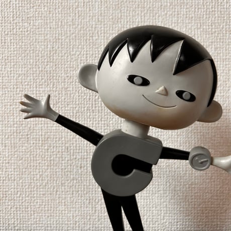 【限定1,000体 / 稀少種】1998年 TOYS CLUB × CITIZEN / シチズンCちゃん モノクロ首振り人形（箱付き）［シリアルNo.0124 / 北原照久］