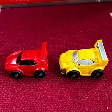 【当時モノ/ 稀少種】2012年 タカラトミー公式 ビークール "初期型バンブルビー＆ミラージュ" 2体セット［トランスフォーマー/ミニカー］