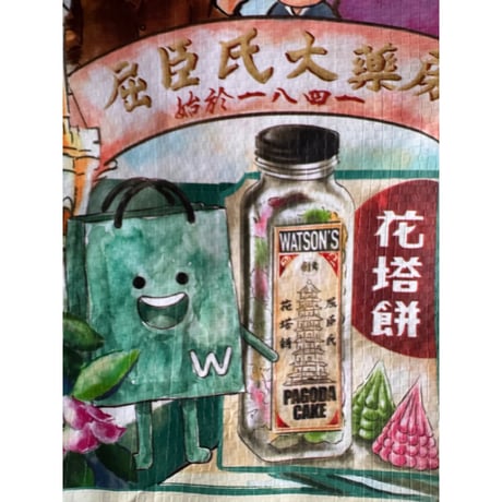 【香港☆屈臣氏】185周年紀念限定バッグ / " 屈仔” もおめかししています♪ #6092925N