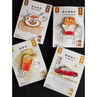 オススメ【香港☆Kongifts】襟章＆磁石貼  / とても丁寧なお仕事と完成度です  「４種類のピンズ」 #6082910N