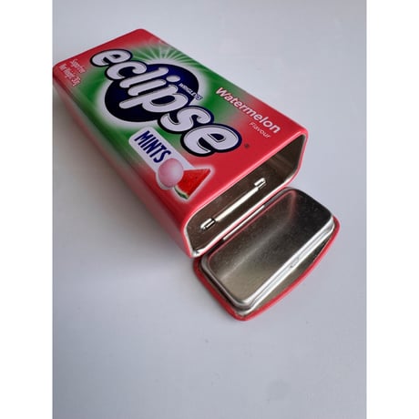 【香港☆eclips】限定版☆スイカ＆ミント味 / 薄荷糖・缶入り30g　#6072914N