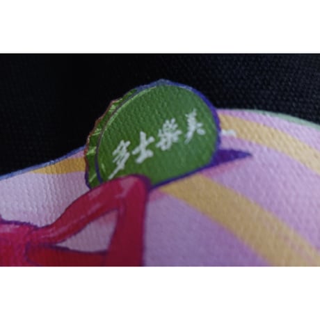 おススメします【香港☆美樂士多】大き目のトートバッグ / ぶたさん貯金箱🐽黑色とオフ白の２色展開 #6093040N