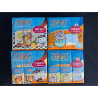 【香港☆ZENSES】限量印花＜２種類＞「檸茶」　「LULU」＜18P＞ /  使い捨てハンカチ（ティッシュ）#607296N