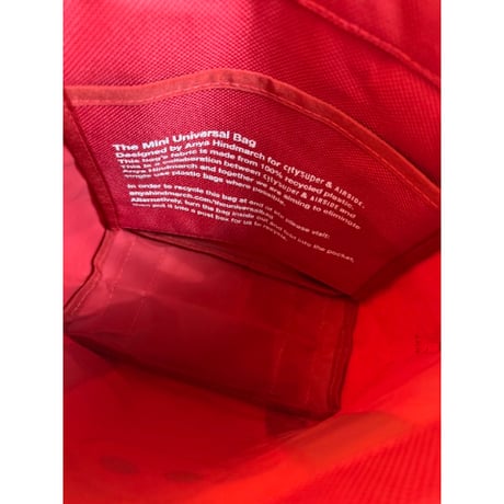リクエスト＜予約＞【香港☆city super】30周年ミニ＜緑・赤＞crossover☆ANYA HINDMARCH 環保袋 /  Universal Bag  #R607111N
