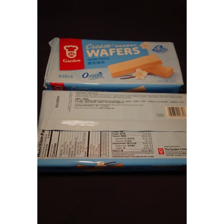 ＜合わせ買い＞【香港☆ 嘉頓】＜garden＞Cream WAFERS  / ２種類（バニラ味・檸檬味） #609282R