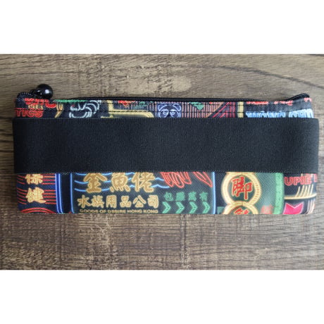 【香港☆G.O.D.】 便利「彌敦道看板」 「新聞廣告」ペンシルケース＋ブックマーク / Pencil Case Bookmark♪  #60731