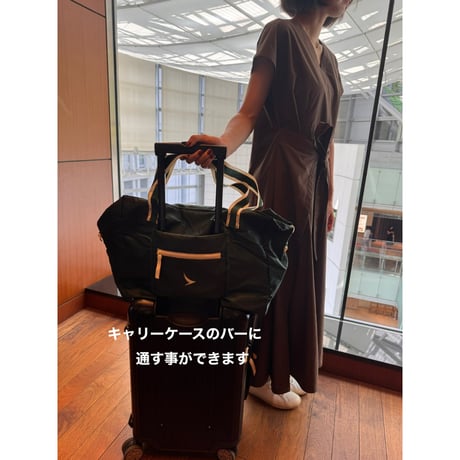＜リクエストご予約＞超級＜推＞【香港☆ CATHAY PACIFIC 】國泰精品☆ FOLDABLE DUFFLE  /  キャセイグリーンが光ります　#R608175R