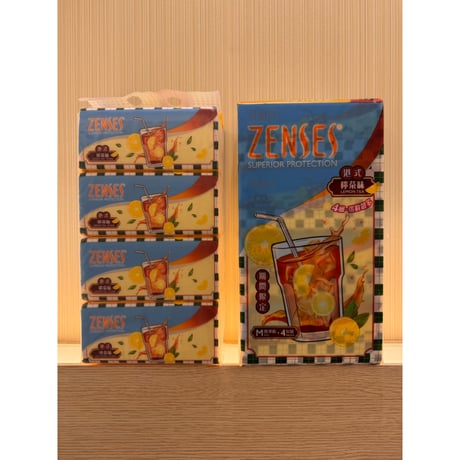 ＜合わせ買い＞【香港☆ZENSES】＜檸茶味＞バラ販売 ４層抽取式面紙・卓上用（ティッシュ）バラ1パック  #6093035N