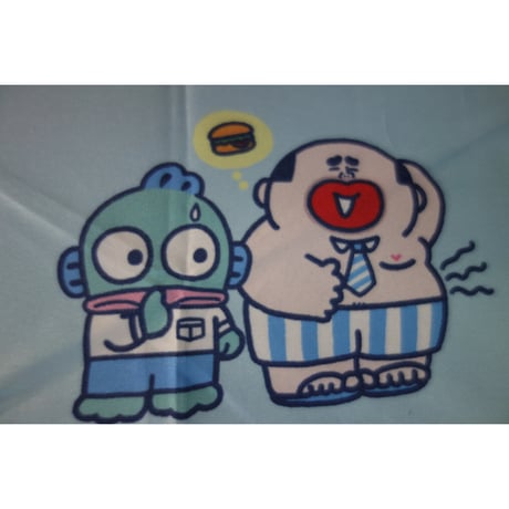 【香港☆低俗世紀×SANRIO】 大叔×ハンギョドン☆ 三摺遮 /蘇行先生のTai Ma Sing ・折りたたみ傘   #6082912N