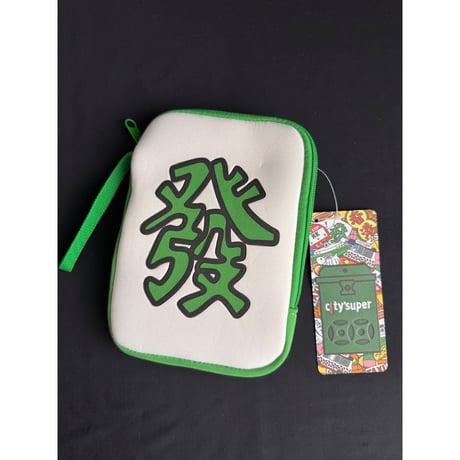 【香港☆city super】＜小さな訳あり ＞麻雀「發」斜掛袋 / ポーチとしても使ってください　#6082913N